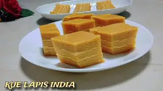 Resep Kue Lapis India Enak & Lembut (Tepung Hungkuwe)