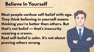 Believe in yourself | Learn English Through Story | Wisdom Tales