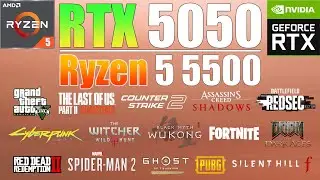 Ryzen 5 5500 + RTX 5050 : One of the Best Budget PC Build? 15 Games Tested