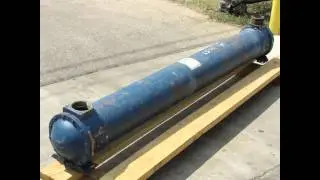 ITT Standard 124 sqft shell and tube heat exchanger