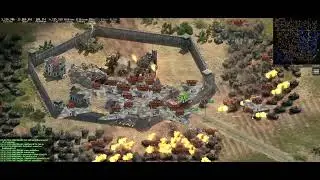 CombatSiege: Map2313, Wardaddy killing Greekalba base lvl6  and lost it
