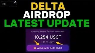 💥 How to get & withdraw USDT from Delta Airdrop