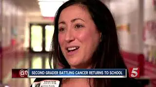Wilson County second grader returns to school after battling cancer