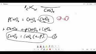 Polycondensation Kinetics - Exercise