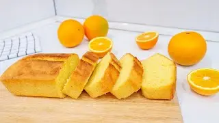 Simple, Quick and Full of Sunshine ! Orange Cake in 5 Minutes with Everyday Ingredients.