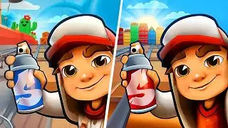 Subway Surfers Iceland 🆚 Subway Surfers Zurich, Subway Surfers Map Comparison