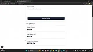 Dynamic Prompt manager Demo