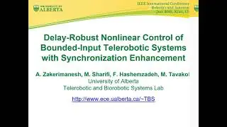 Delay-Robust Nonlinear Control Of Bounded-Input Telerobotic Systems With Synchronization Enhancement
