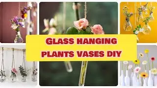Glass hanging plants vases diy #diy #diycrafts #diyvase #craze_of_diy