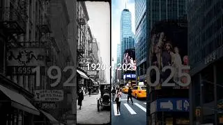 Street Life in NYC: 1920 vs 2025 😮