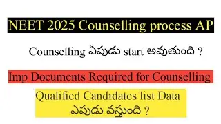NEET 2025 Counselling update Urgent 🚨💥. #neetcounselling #neet2026strategy