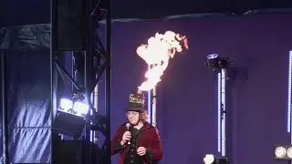 Wearable Fire Art - jeffmakes - EMF Camp 2022