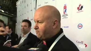 Benoit Groulx after Team Canada 5-4 win vs Russia World Juniors 2015 gold medal game