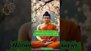 Nothing is permanent. Change is the law of life.#buddha #motivation #quotes #shortvideo