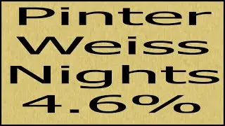 Beer Review №198 - Pinter - Weiss Nights ABV: 4.6%
