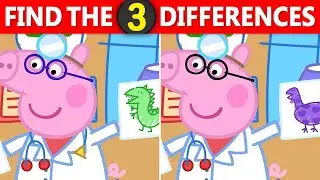 the Difference Challenge Peppa Pig Edition! 🐷🔍 Can You Find All the Mistakes? | Quiz DingDong