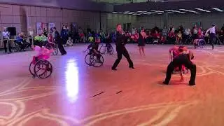 2024 European Para Dance Sport Championship Combi Class 1 Jive #paradancesport #paradance #dance