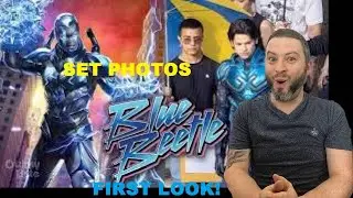 Blue Beetle Set Photos Xolo Maridue&ntilde;a in Full Costume