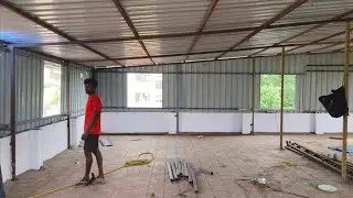 Cladding sheets window opening |Sheet window |Upvc windows | aluminium windows |Sheet cutting Window