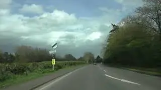 Driving On The A38 From Fernhill Heath To Droitwich, Worcestershire, England 5th April 2024