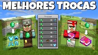 MELHORES TROCAS de CADA PROFISS&Atilde;O dos VILLAGERS no Minecraft 1.21