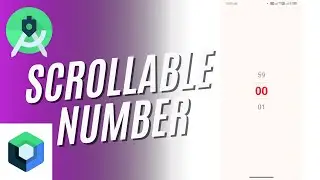 Scrollable Number In Android Studio Jetpack Compose | Animation