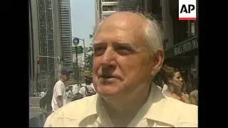 USA: NEW YORK: COLLAPSED ELEVATOR TOWER STILL A DANGER