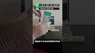 Myle V 4 Iced Mint Pod #myle #mylepods #dubaivape #vape #uae #abudhabi