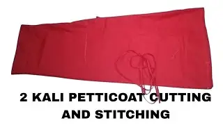 Petticoat cutting and stitching | 2 Kali petticoat cutting and silai #diy #fashion 