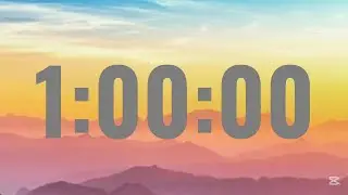 1 Hour Timer with Alarm 🌼| 60 Minute Timer | Silent Study Timer 1 Hour | One Hour Timer | 1Hr Timer