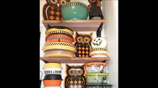 Pyrex Halloween Bowls & Corningware DIYS