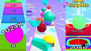 Max Levels | Ball Run 2048 vs Infinity Mode vs Ball Run Infinity | 4094AG | Viewer Demand Gameplay