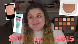 Most Expensive Makeup V.S Least Expensive Makeup!!