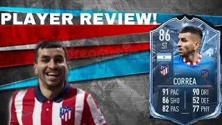 UNREAL PACE BOOST! 💨ANGEL CORREA FUT VERSUS ICE PLAYER REVIEW! 86 RATED! FIFA 22 ULTIMATE TEAM!