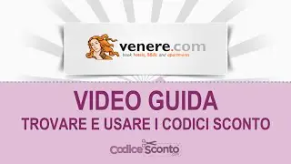 Video Guida per usare i codici sconto Venere