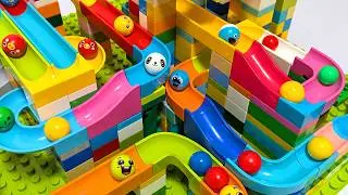 Satisfying Block Coaster ☆ One-shot assembly of two routes [First Take]