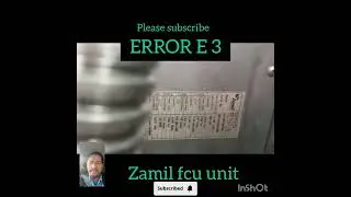 how to fix e3 error code inverter AC l zamil ac e3 error code l inverter AC error code E3 #shorts