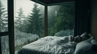 Rain on Window Sounds 🌧️ Deep Relaxation, Peaceful Sleep, and Calm Ambience