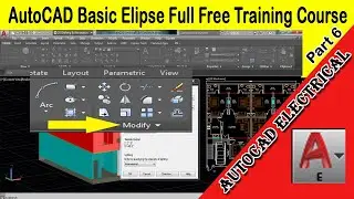AutoCAD Electrical - Elipse Axis End Tool Full Free Beginners Training Course Part 6 in Hindi/Urdu