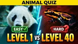 How Well Do You Know Animals? 🐾 | 40 Questions (Only 1 Correct Answer!)