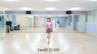 Cha Cha Lambada (코리아노블 상주지부장 안 미경) #flowerlinedance #안미경라인댄스 #상주라인댄스 #플라워라인댄스