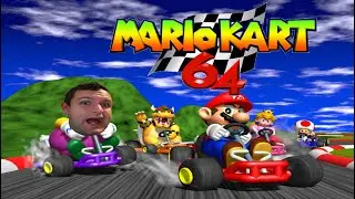 WE KARTING ON N64! [Mario Kart 64] Gameplay