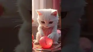 Soft sounds. Sweet calm. Pink perfection.💓🎧 #asmr #cuttingsounds #cutecat #ai #cat #satisfying #wow