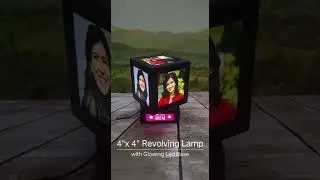 Rotating Photo LED Lamp | Photo Lamp | LED Lamp | Night Lamp | #ytshorts | Kavi Customized Gifts