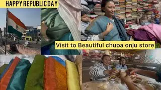 Happy Republic Day of India||again visit to blouse store||beautiful collection||TibetanVlogger
