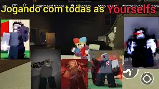 Jogando com todas as yourselfs(de pomni) #forsaken #roblox #jogosmobile 