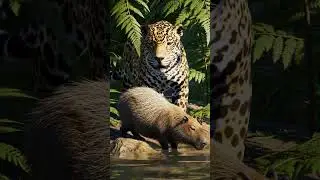 I thought he was going to attack the Capibarra #animalhunt #wildlife #predatorvsprey #animals