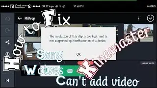 How to Fix Kinemaster Can't add video
