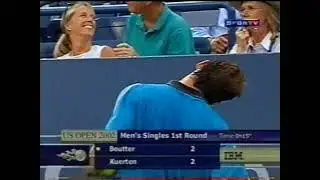 Us open 2002 - 1 Rodada Kuerten x Boutter
