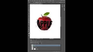 How to create 3d text on subject in photoshop